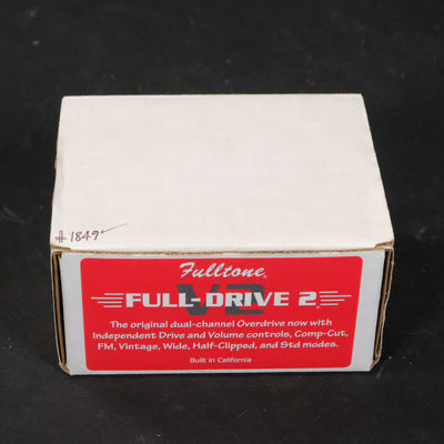 Fulltone Full-Drive2 Overdrive Pedal - Red