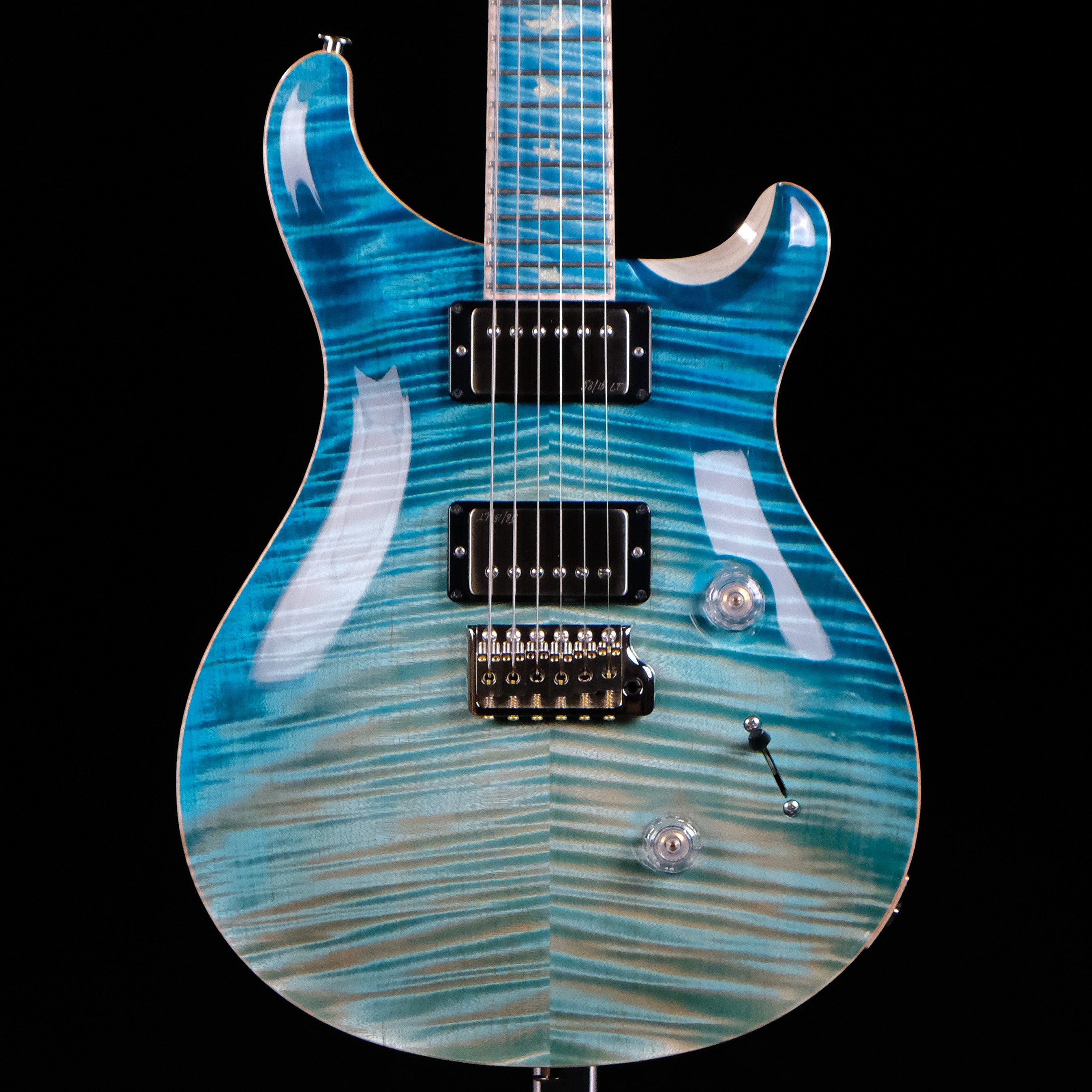 PRS Private Stock Custom 24 Curly Maple - Glacier Blue Dragon's Breath