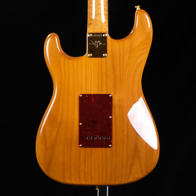 Fender Custom Shop Artisan Maple Burl Stratocaster Electric Guitar - Aged Natural, NOS, Ebony Madagascar Fingerboard - Palen Music