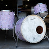 Franklin Drum Company Mahogany 3pc Shell Kit 13/16/22 - Purple Satin Flame - Palen Music