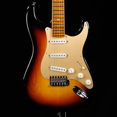 Fender American Custom Stratocaster Electric Guitar - Antique Sunburst, Maple Neck - Palen Music