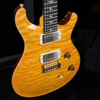 PRS Custom 24 Quilted HP Maple 10 Top Electric Guitar - Honey - Stained Neck - Palen Music