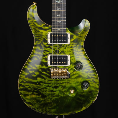 PRS Wood Library Custom 24 Quilted Maple Ten Top Electric Guitar - Jade - Palen Music