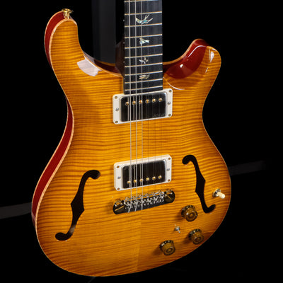 PRS Wood Library Hollowbody II Piezo Electric Guitar - McCarty Sunburst, 10 Top Flame Maple - Palen Music