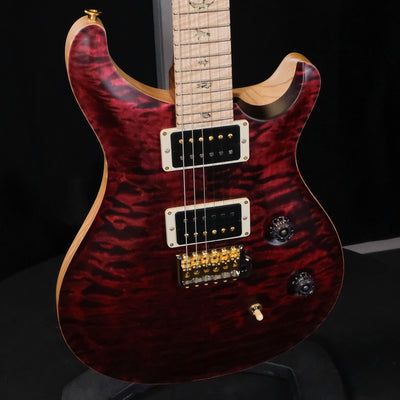 PRS Wood Library Custom 24 Electric Guitar - Red Tiger, 10 Top Quilted Maple - Palen Music