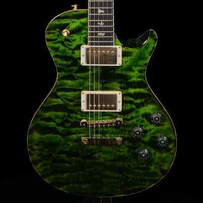 PRS Wood Library McCarty 594 Singlecut 10 Top Quilted Maple Electric Guitar - Jade, Gloss Finish - Palen Music