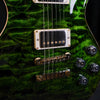 PRS Wood Library McCarty 594 Singlecut 10 Top Quilted Maple Electric Guitar - Jade, Gloss Finish - Palen Music