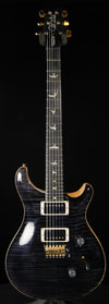 PRS Wood Library Custom 24 Electric Guitar - Grey Black Top/Natural Back 10-Top - Palen Music