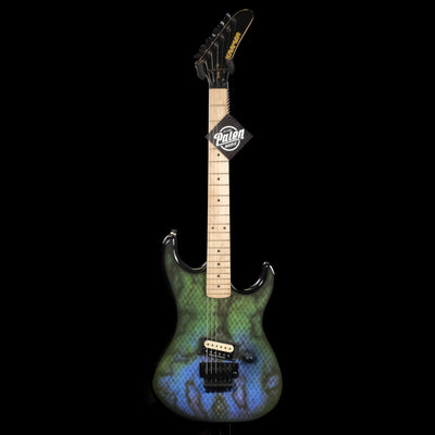 Kramer Baretta "Viper" Electric Guitar - Snakeskin Green Blue Fade