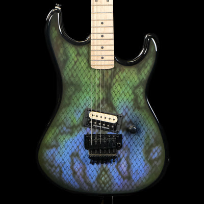 Kramer Baretta "Viper" Electric Guitar - Snakeskin Green Blue Fade