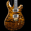 PRS Custom 24 Wood Library Quilt Electric Guitar - Yellow Tiger, Natural Back, Stained Neck