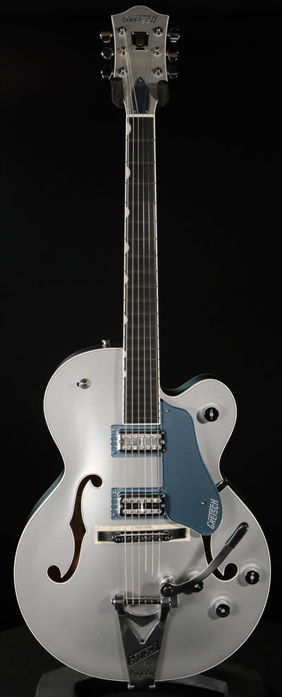 Gretsch G6118T-140 PRO 140th Anniversary w/ case - Two-tone Pure Platinum/Stone Platinum - Palen Music