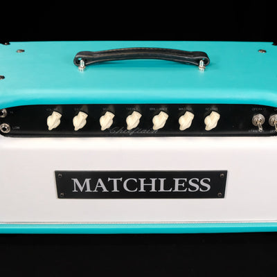 Matchless Chieftain Reverb 40-watt Head Amp - Turquoise / White