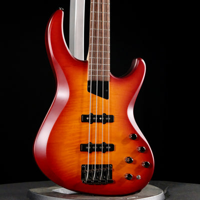 MTD Kingston Saratoga Deluxe 4-String Bass Guitar - Deep Cherry Burst - Palen Music