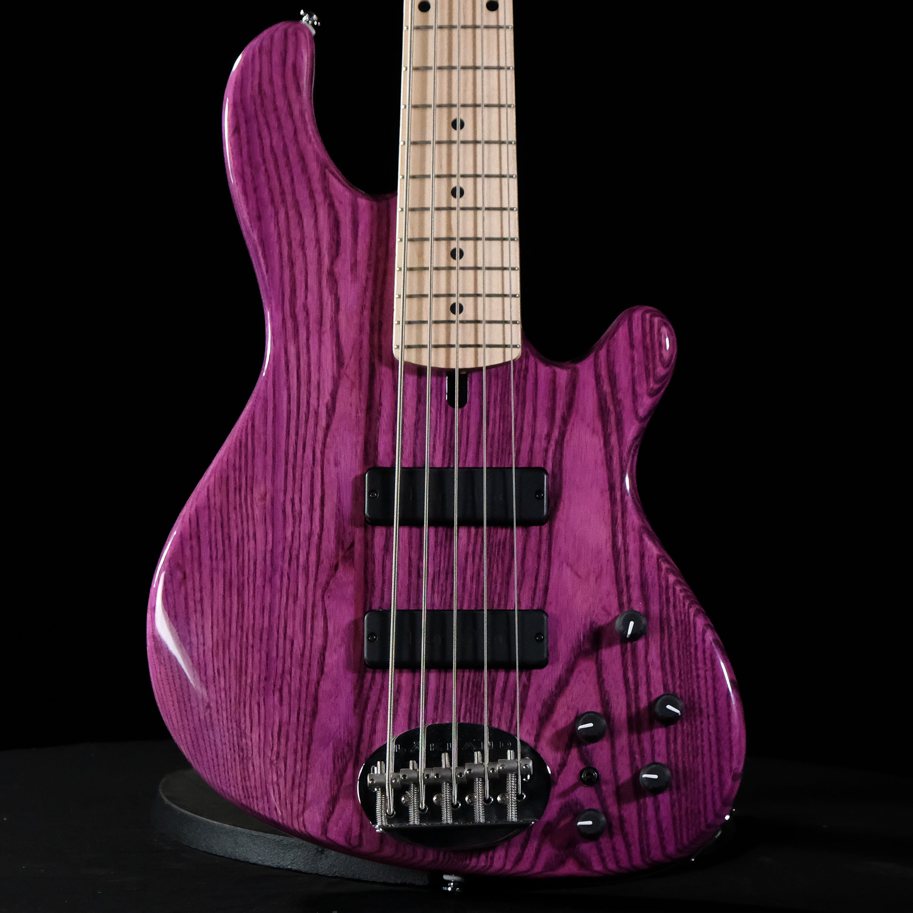 Lakland Skyline Series 55-OS Offset Bass Guitar - Trans Purple