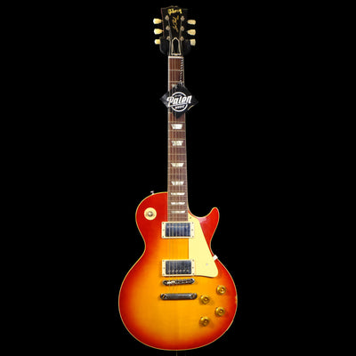 Gibson Custom 1958 Les Paul Standard Reissue Ultra Light Aged Electric Guitar - Washed Cherry Sunburst