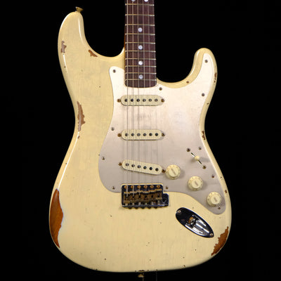 Fender Custom Shop Limited Edition Roasted "Big Head" Stratocaster® Relic®, Rosewood Fingerboard, Aged Vintage White