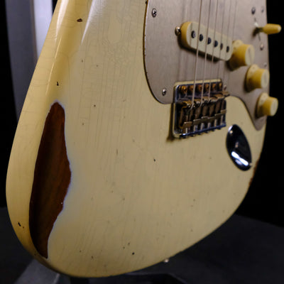 Fender Custom Shop Limited Edition Roasted "Big Head" Stratocaster® Relic®, Rosewood Fingerboard, Aged Vintage White