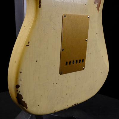 Fender Custom Shop Limited Edition Roasted "Big Head" Stratocaster® Relic®, Rosewood Fingerboard, Aged Vintage White