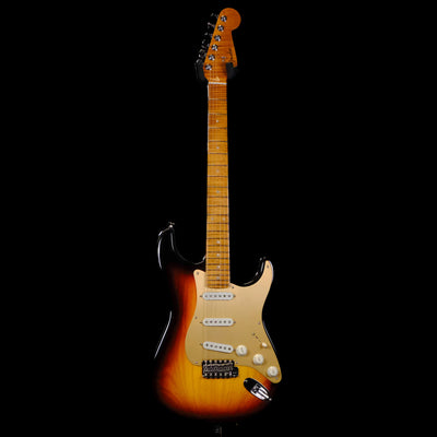 Fender American Custom Stratocaster Electric Guitar - Antique Sunburst, Maple Neck