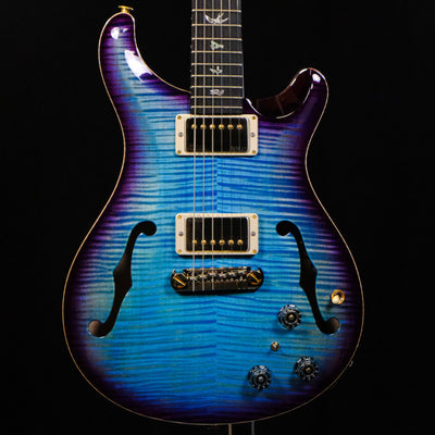 PRS Wood Library Hollowbody II Piezo Electric Guitar - Aquableux Purple Burst