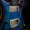 PRS Wood Library Hollowbody II Piezo Electric Guitar - Aquableux Purple Burst