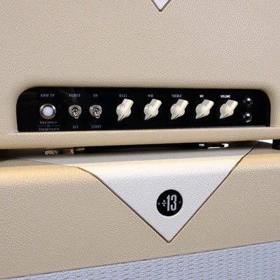 Divided by 13 AMW 39 Tube Head Amp and 2x12F Cab with G12H 70th Anniversary Special Edition Speaker - Vintage Vanilla/Cream V