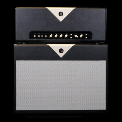 Divided by 13 FTR 37 Tube Head Amp and 2x12 Cab w/ G12H + G12B Speakers - Black Bronco/Cream V