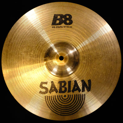 Sabian 14" B8 Hi Hat Cymbals - Pair