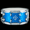 Dixon Cornerstone 6.5″ x 14″ Hammered Steel Snare Drum - Blue Titanium