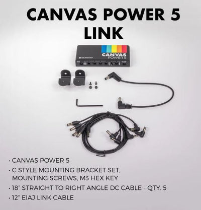 Walrus Audio Canvas Power 5 Link Power Supply - Palen Music