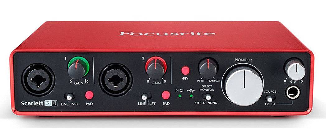 FOCUSRITE SCARLETT4 2I2 - Carte son / interface audio