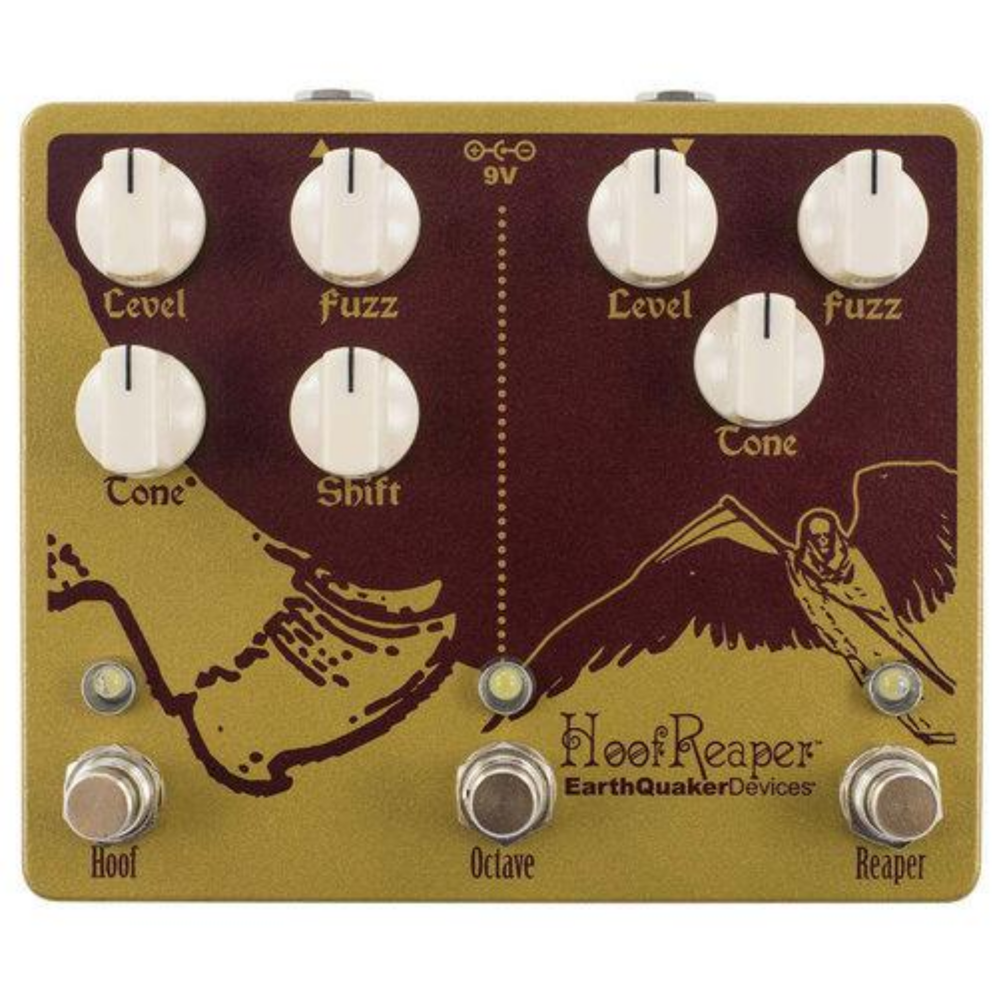 EarthQuaker Hoof Reaper Dual Fuzz v2 - Palen Music