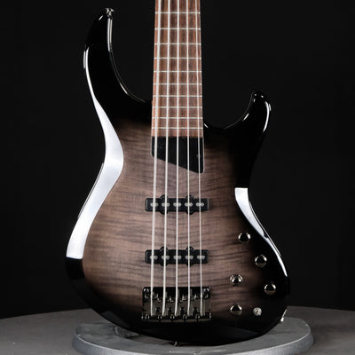 MTD Kingston Saratoga Deluxe 5-String Bass Guitar - Trans Black Burst - Palen Music