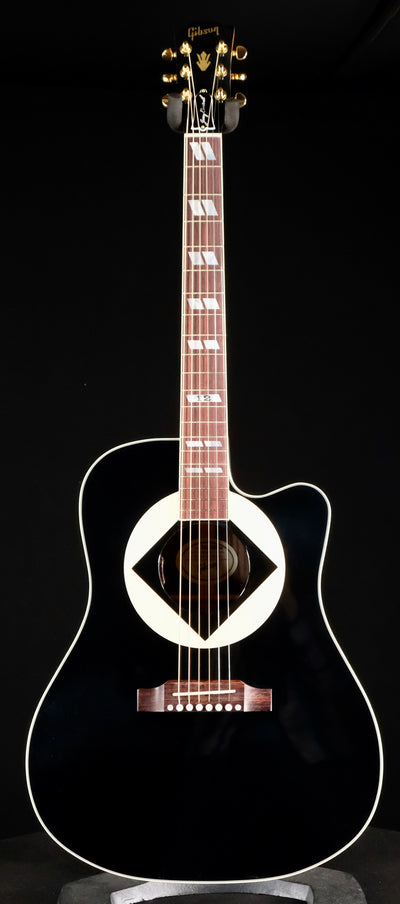 Gibson Acoustic Jerry Cantrell "Atone" Songwriter Acoustic-electric Guitar - Ebony - Palen Music