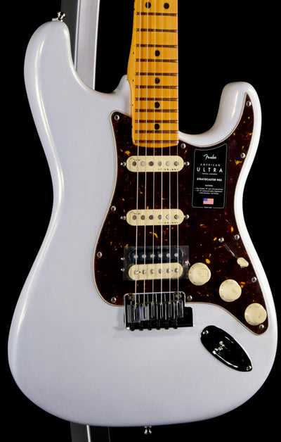 Fender American Ultra Stratocaster HSS - Arctic Pearl with Maple Fingerboard - Palen Music