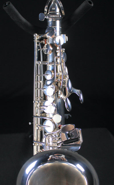 Yamaha YAS-62IIIS Professional Alto Saxophone- Bright Silver Plated Finish - Palen Music