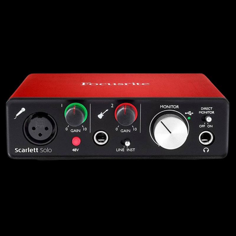 Scarlett Solo Compact USB Audio Interface, 3rd Generation