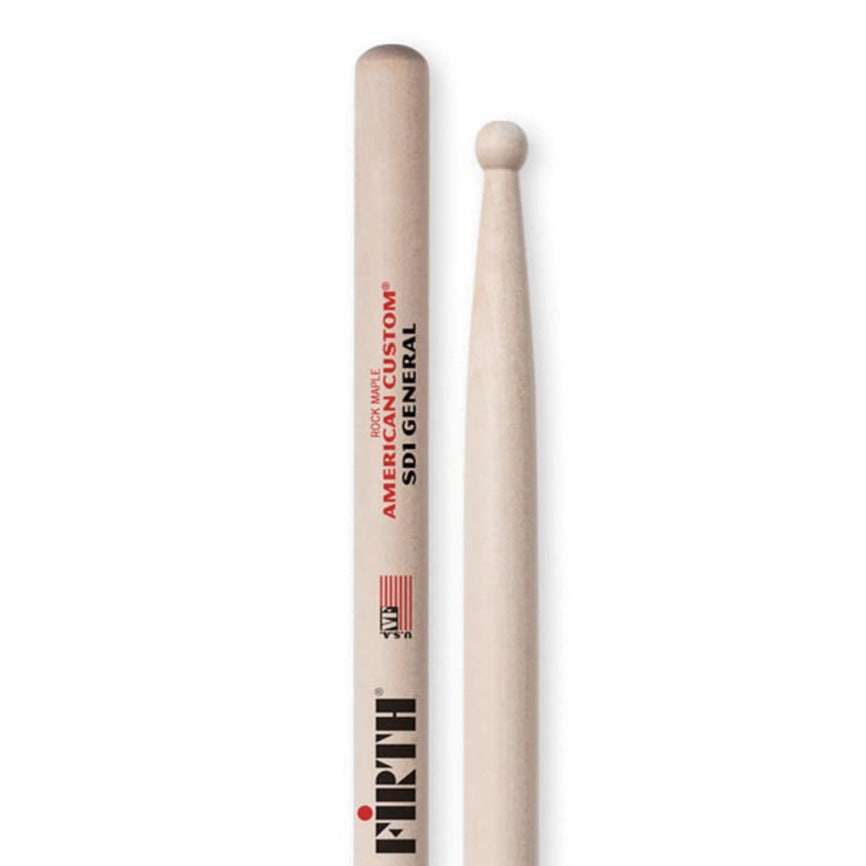 Vic Firth American Custom SD1 General Drumsticks (Wood Tip) - Palen Music